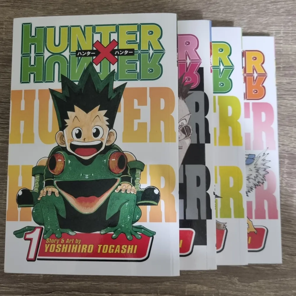 Hunter x hunter manga böcker 1 till 4. Helt nya, 100kr st, alla 360kr. Övrigt.