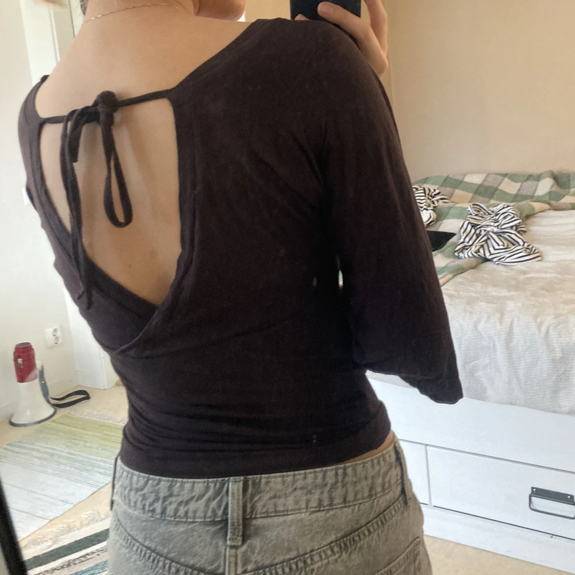 Topp med vid ärm - 90