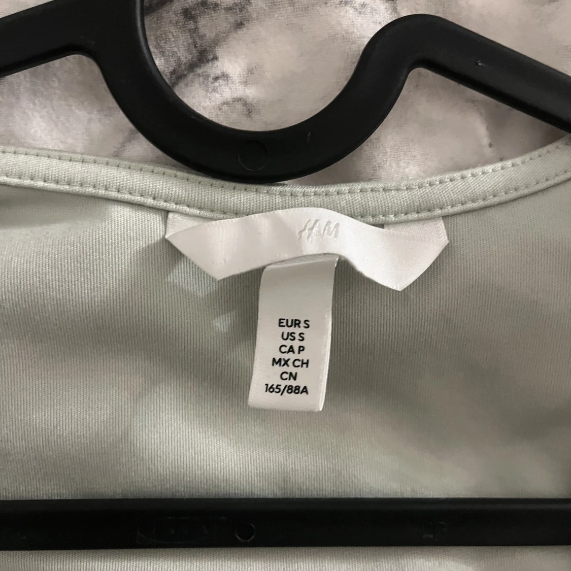 Mint grön långärmad  - 90