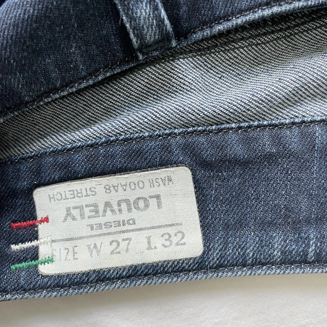 lågmidjade diesel jeans - 91