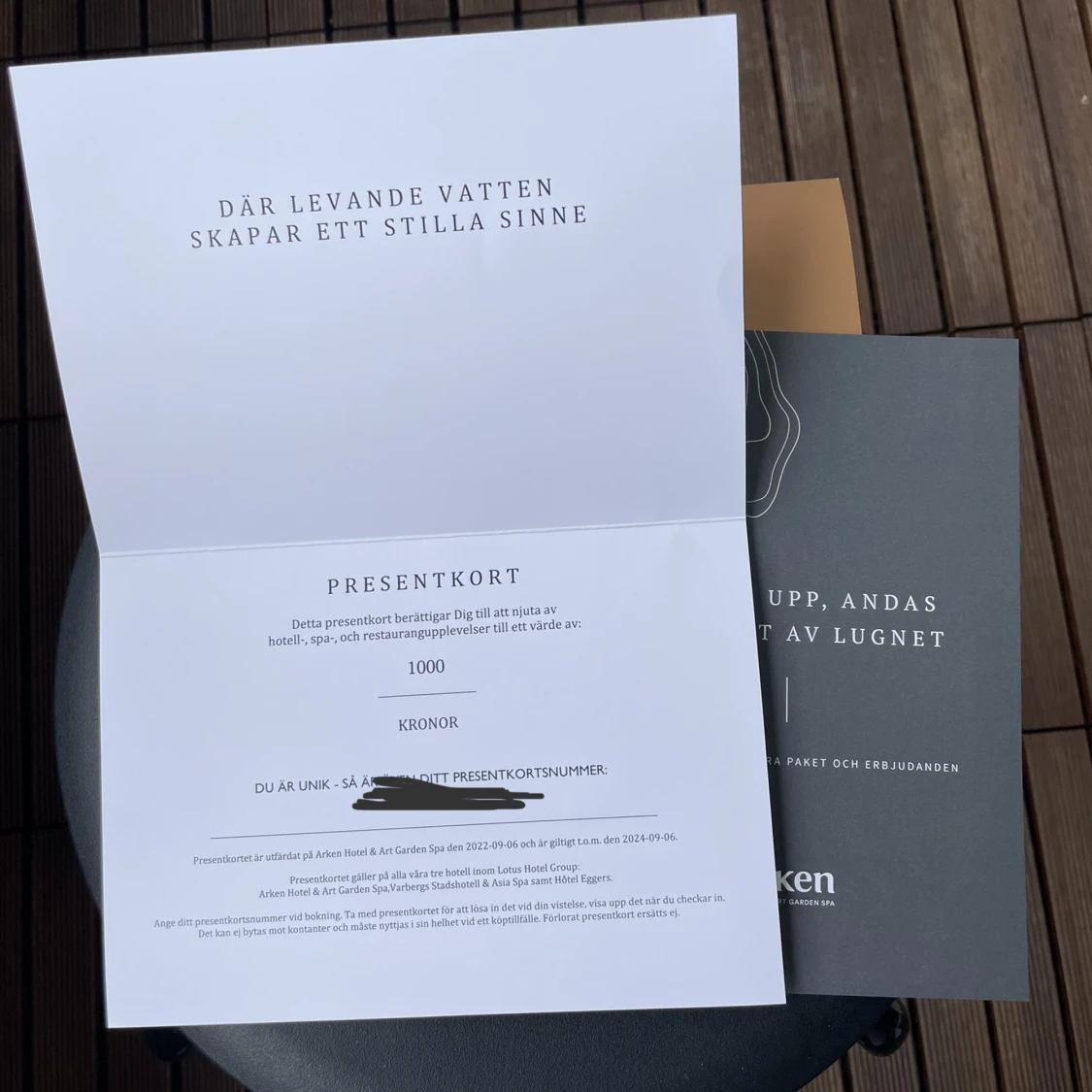 Presentkort på spa - 90