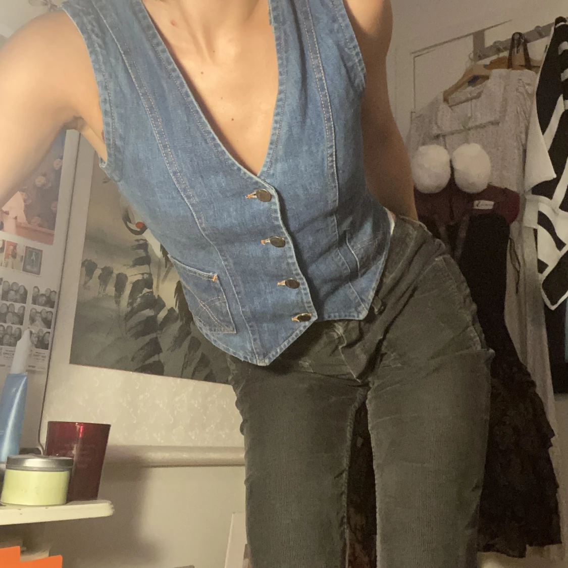 Söt jeansväst⭐️