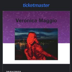 Söker någon som vill gå på Veronica Maggio konserten denna fredag i Stockholm! Det är ståplats  +13 PRIS KAN DISKUTERAS 