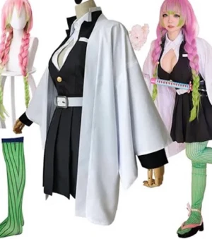 MITSURI KANROJI COSPLAY ! storlek S men funkar för M ! - har katter hemma! köpte kostymen av amazon för lite över 300kr men säljer för 250kr, om man vill även ha peruken så blir det 350kr! (peruken var ca 200kr) peruken är lite konstigt stylat och jag kan skicka bild om det behövs. tryck EJ på köp nu 💕 