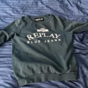 Replay grön långtröja - Grön skön replay långtröja