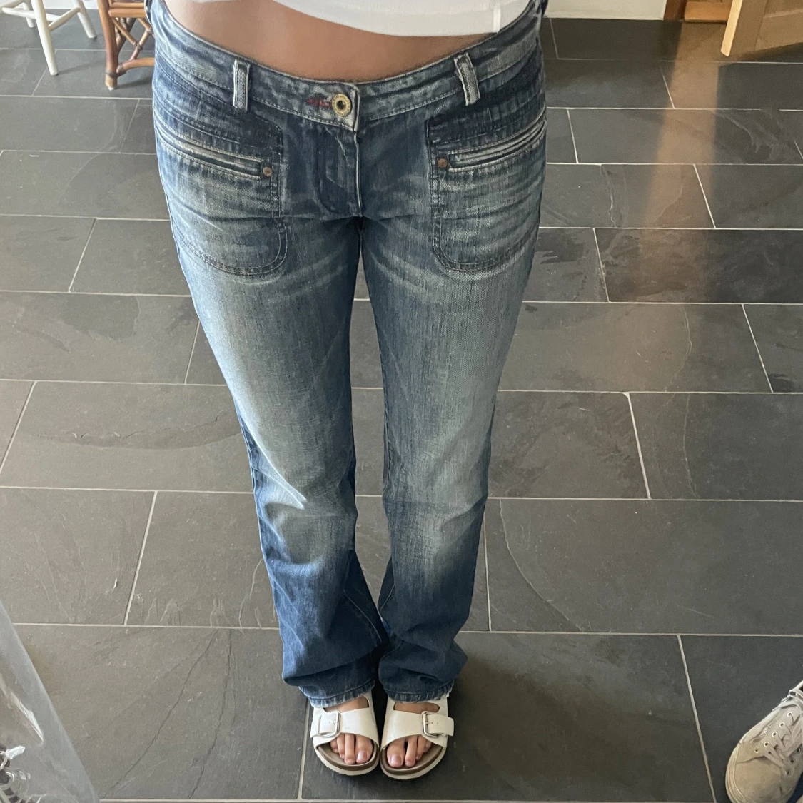 Lågmidjade jeans 