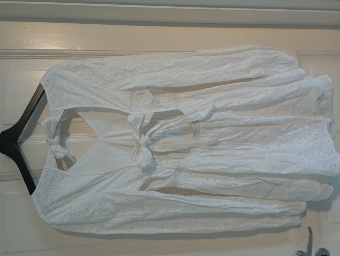 Vit sommar klänning 🤍 - 90