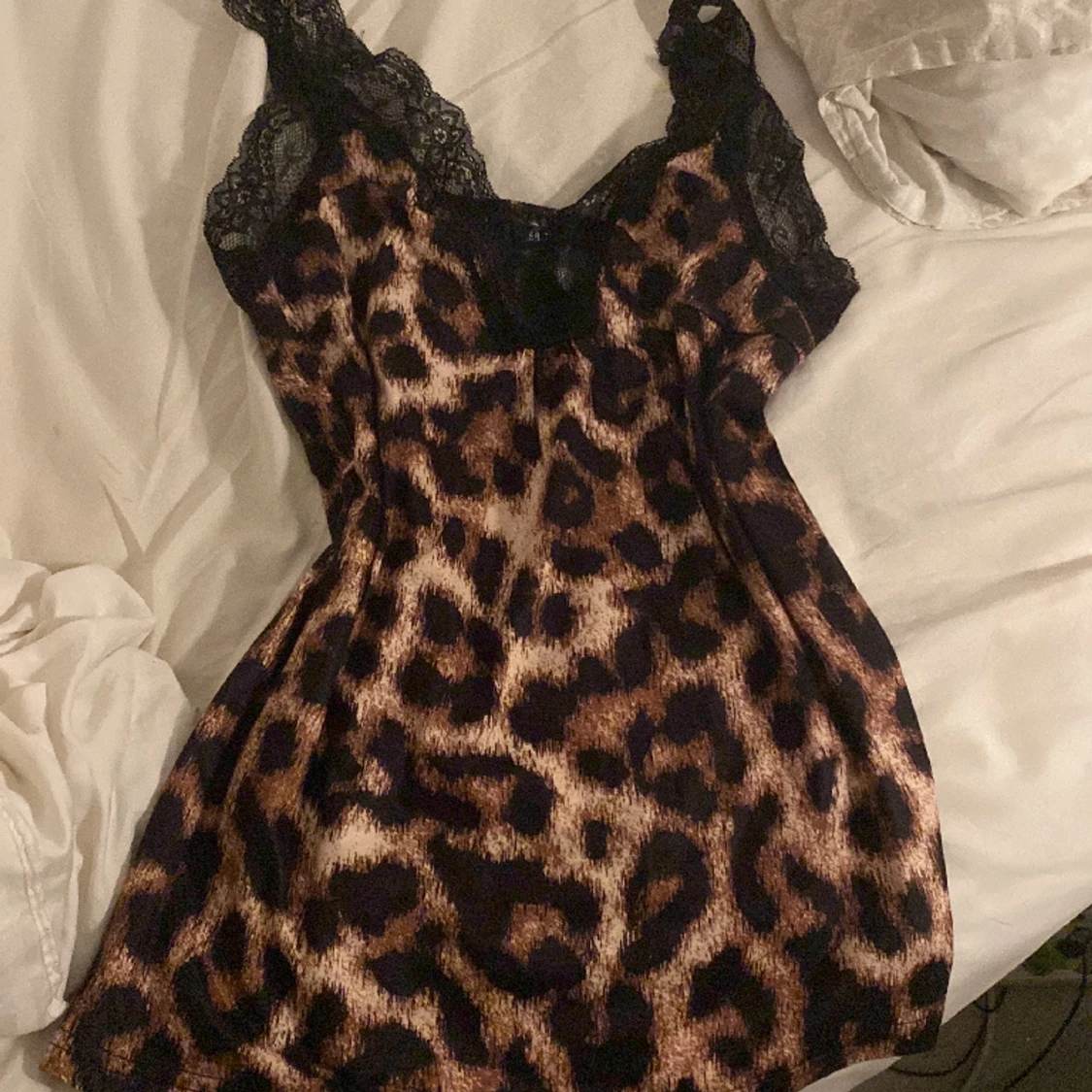 fin leopard print linne🙏