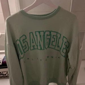 Ljusgrön sweatshirt  - Ljusgrön sweatshirt med tryck💚 