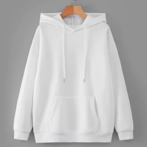 vit oversize hoodie  - Oversize hoodie från New yorker, från new yorker! Den är lite för stor mig och oanvänd bar!  Bilden är från Shein men båda hoodien har likadana material!