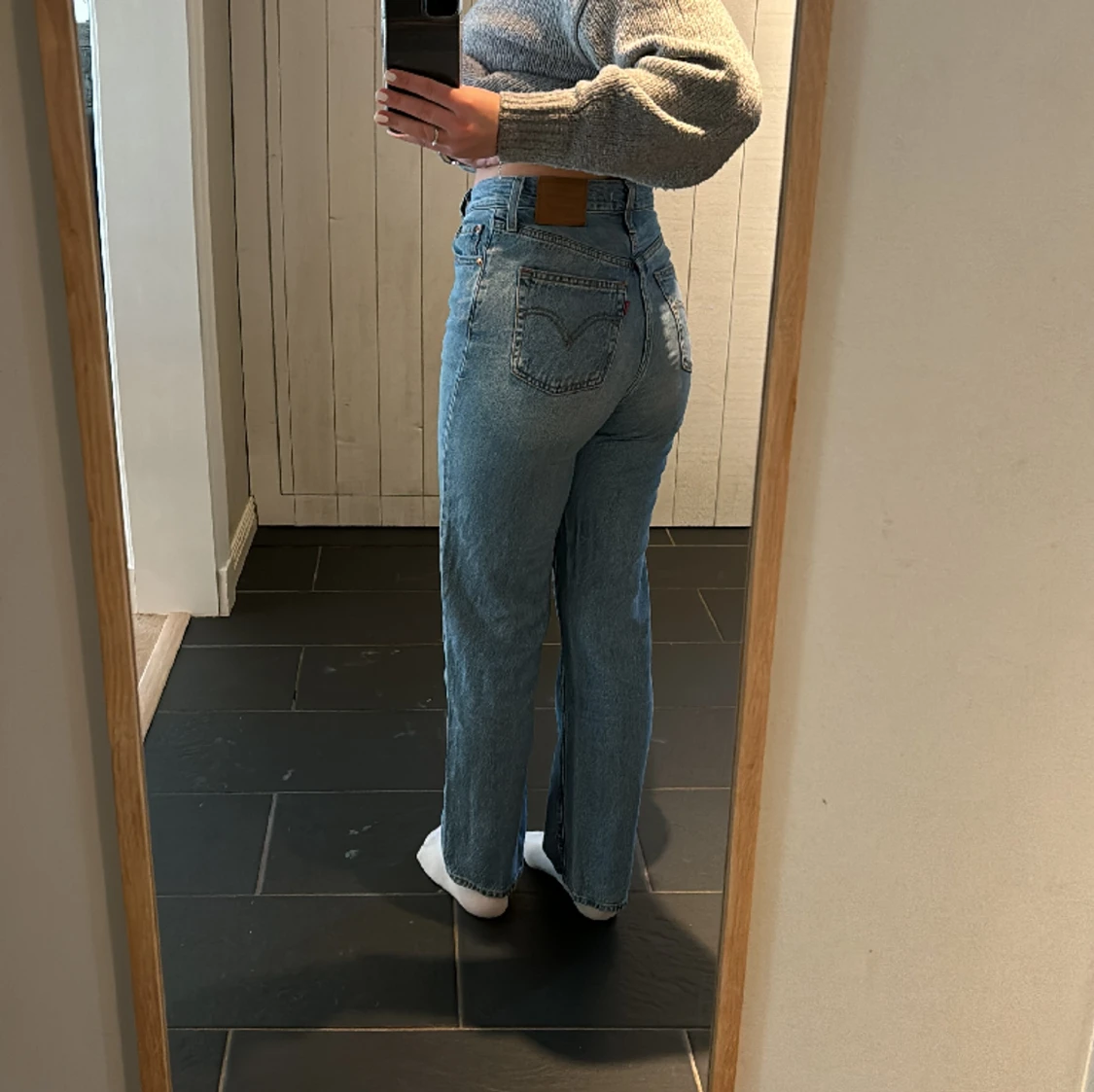 Levi’s ribcage straight jeans  - 90