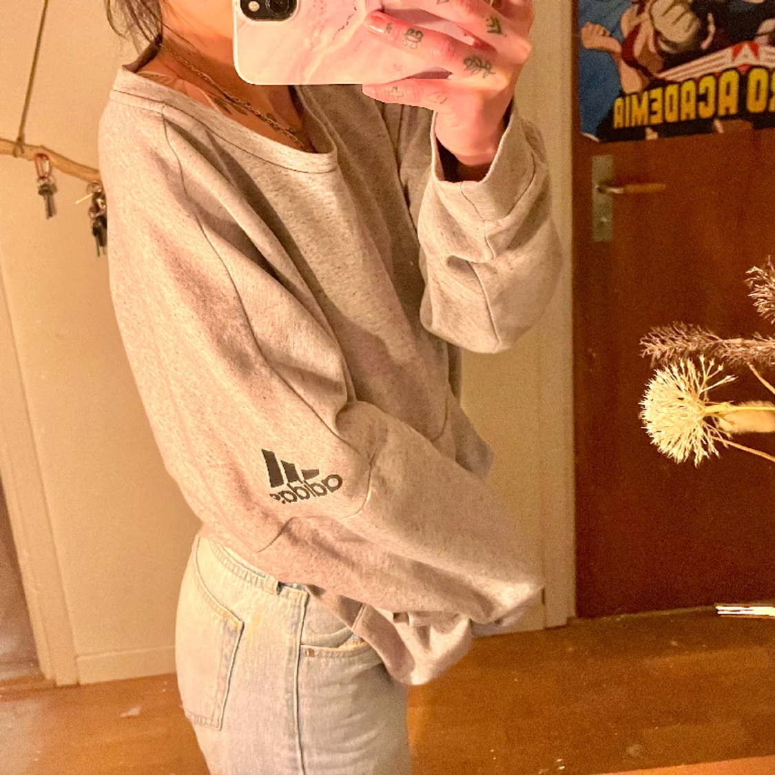 Oversize adidas hoodie - 90