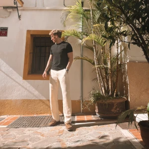 Linnebyxor - Perfekt för vår och sommar, straight leg modell!