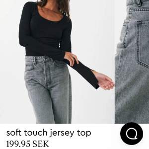 Topp från gina tricot, modell ”soft touch”, nypris 200 kr