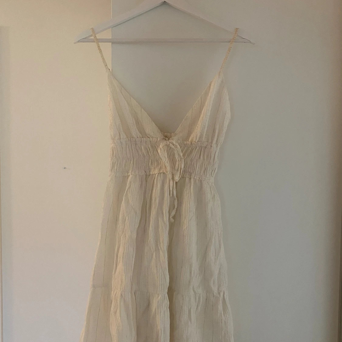 Vit klänning pull and bear  - 91