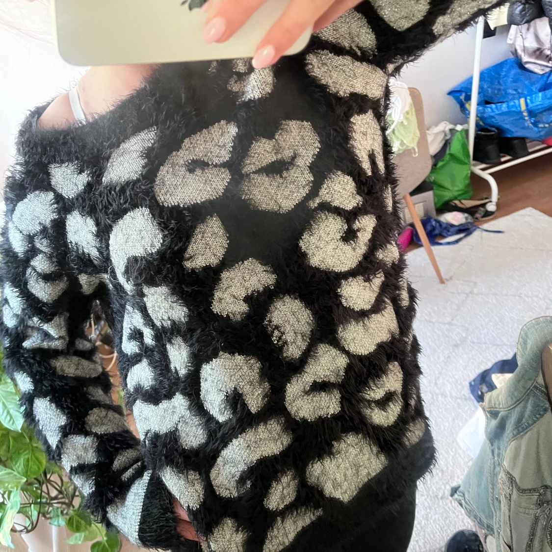 Leopard mönstrad tröja - 90