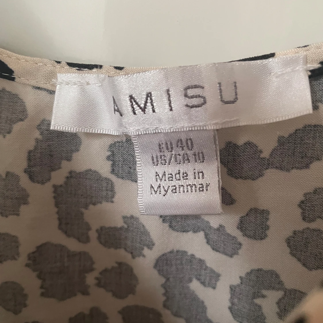 Leopard klänning volang - 91