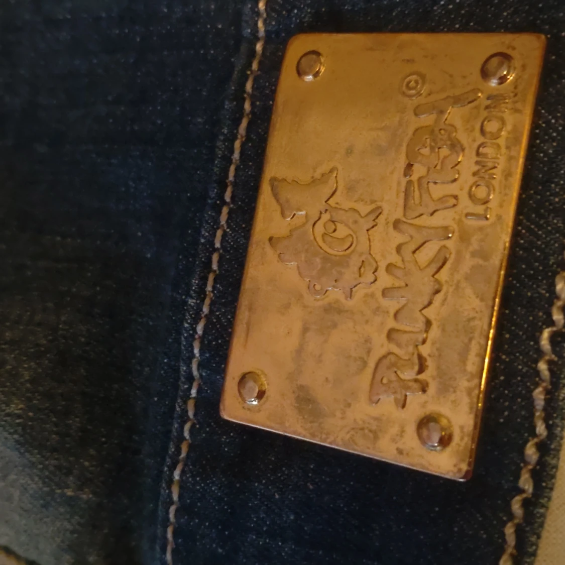 Jeans jacka med brittiska flaggan - 93