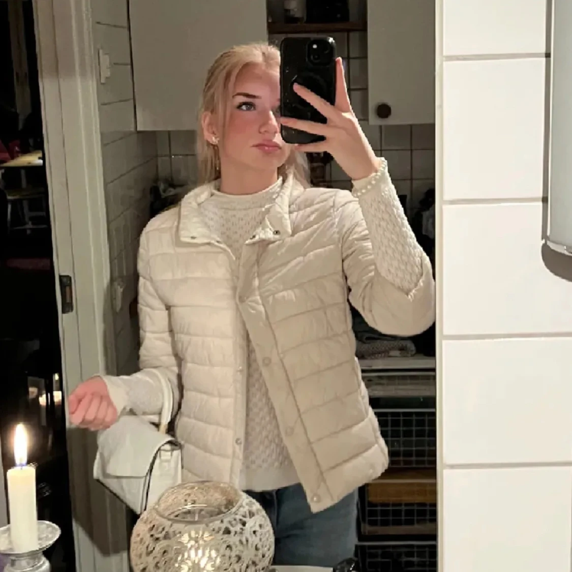 trekvarts ärmad jacka - 90