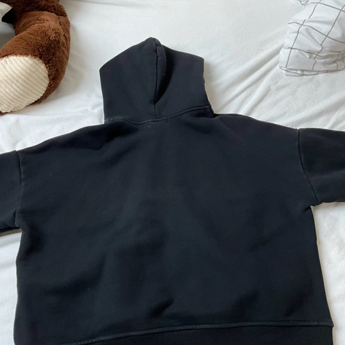 Oversized svart hoodie  - 91