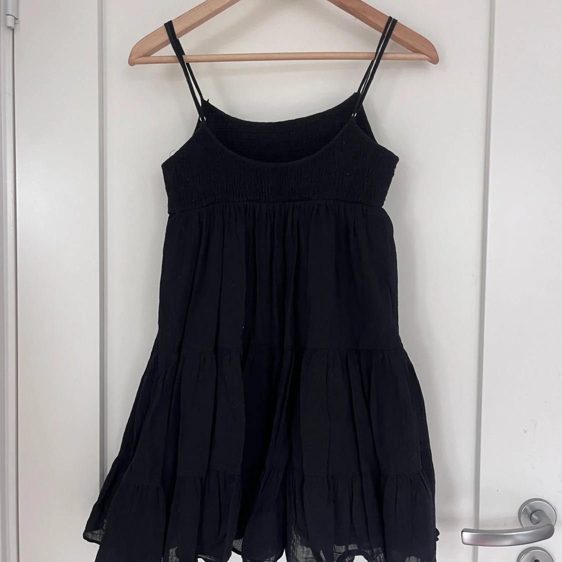 svart kort sommarklänning - 90