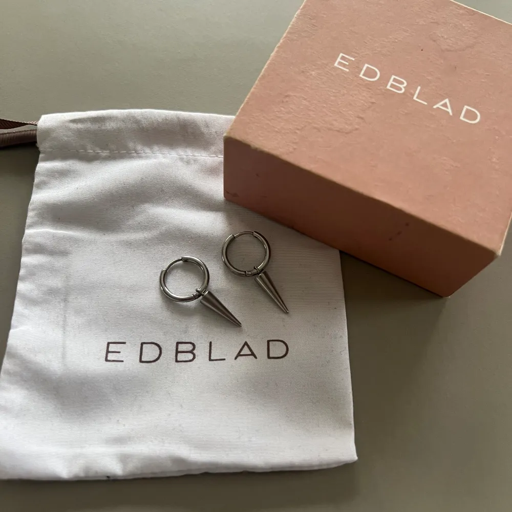 Säljer dessa silver örhängen från Edblad då de inte kommer till användning längre. Använda fåtal gånger💓. Accessoarer.