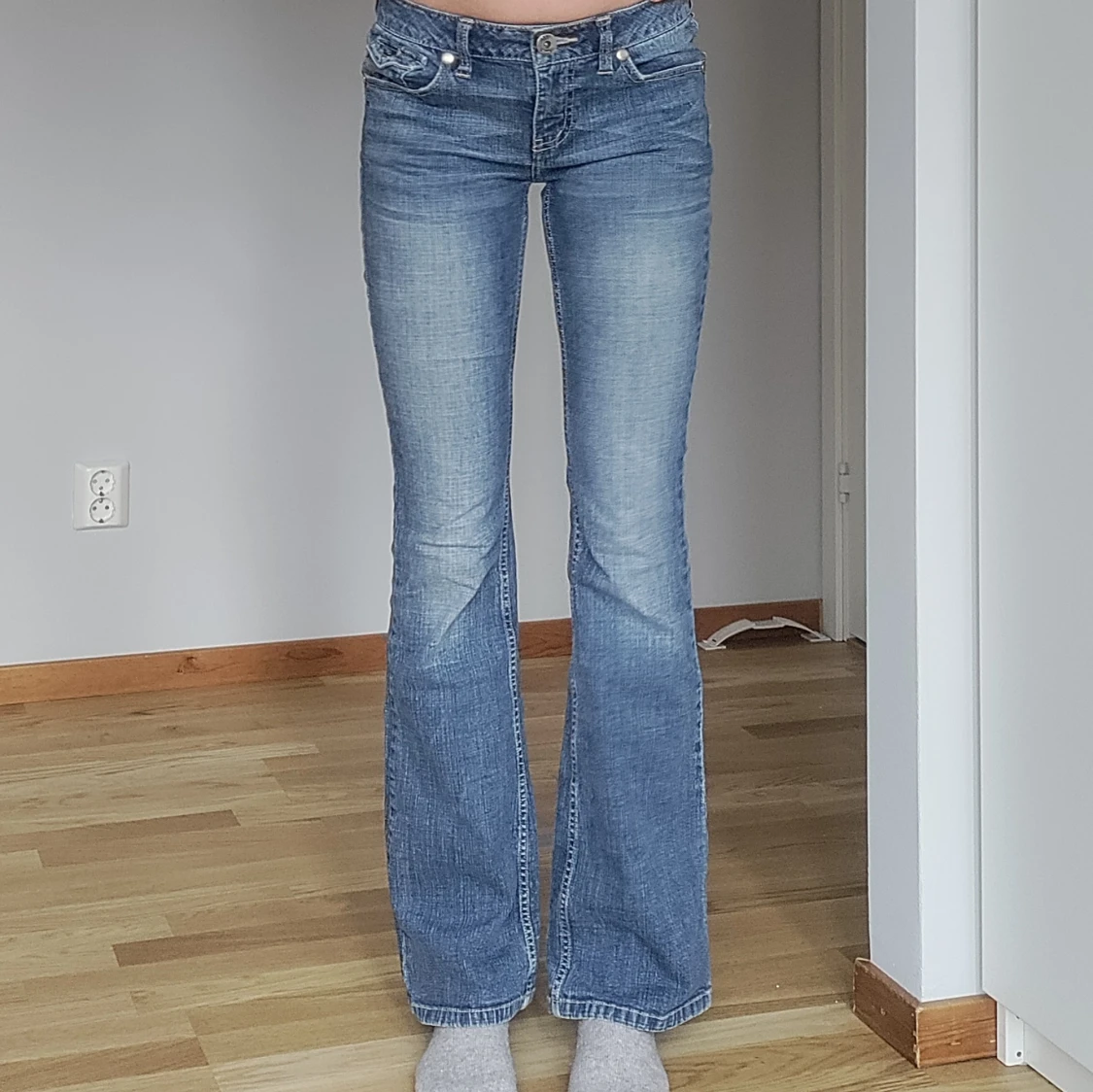 Söta lågmidjade jeans - 90