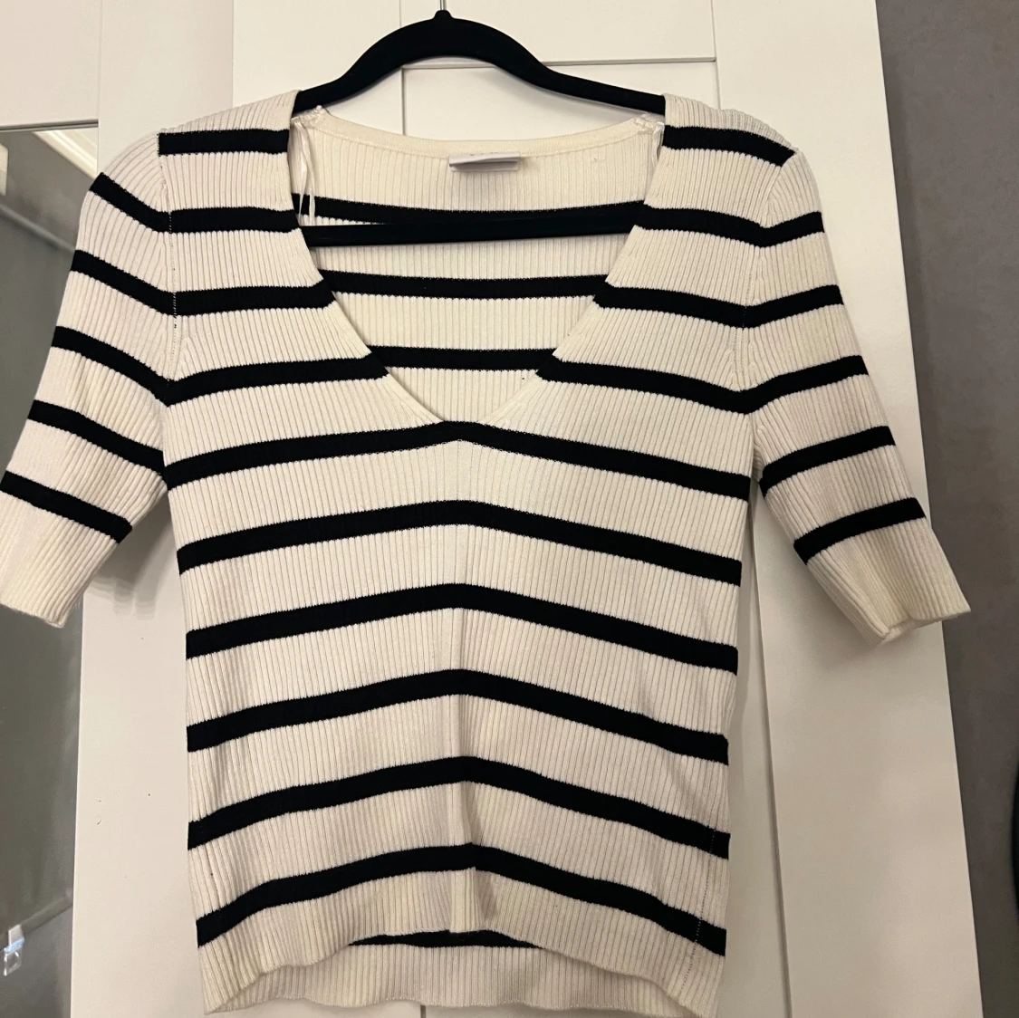 Topp ribbad och randig - 90