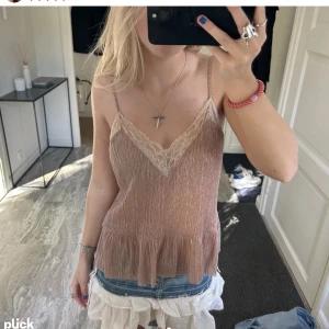 Rosa glittrigt zara linne - Ett sött oanvänt linne från zara❤️