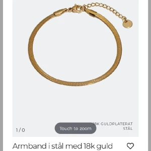 Guldarmband  - Endast använd 1 gång, nypris är 249kr. Betalning sker via Swish och köparen står för frakt 