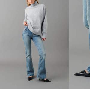 Säljer dessa jättefina jeans från Gina tricot. Dem är i storlek 40 men de passar mer en 36/38, därmed var dem försmå för mig☺️
