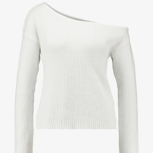One shoulder tröja  - Jätte fin vit tröja från Zalando, pris kan diskuteras 