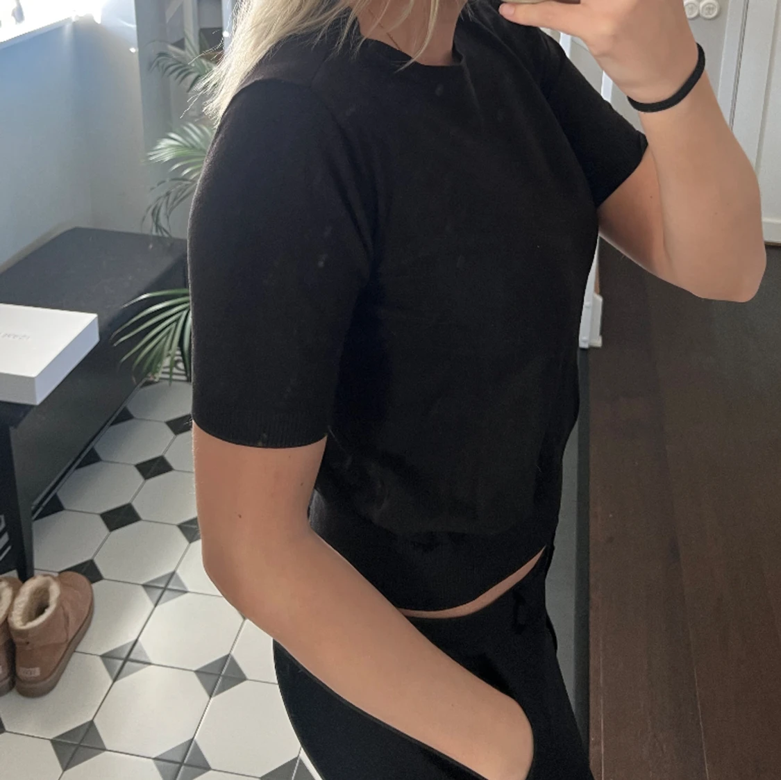 Stickad t-shirt - 91