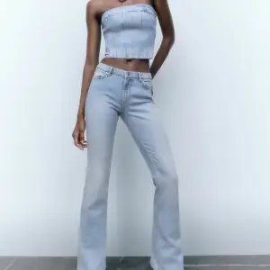 Slutsålda Zara jeans lågmidjade 