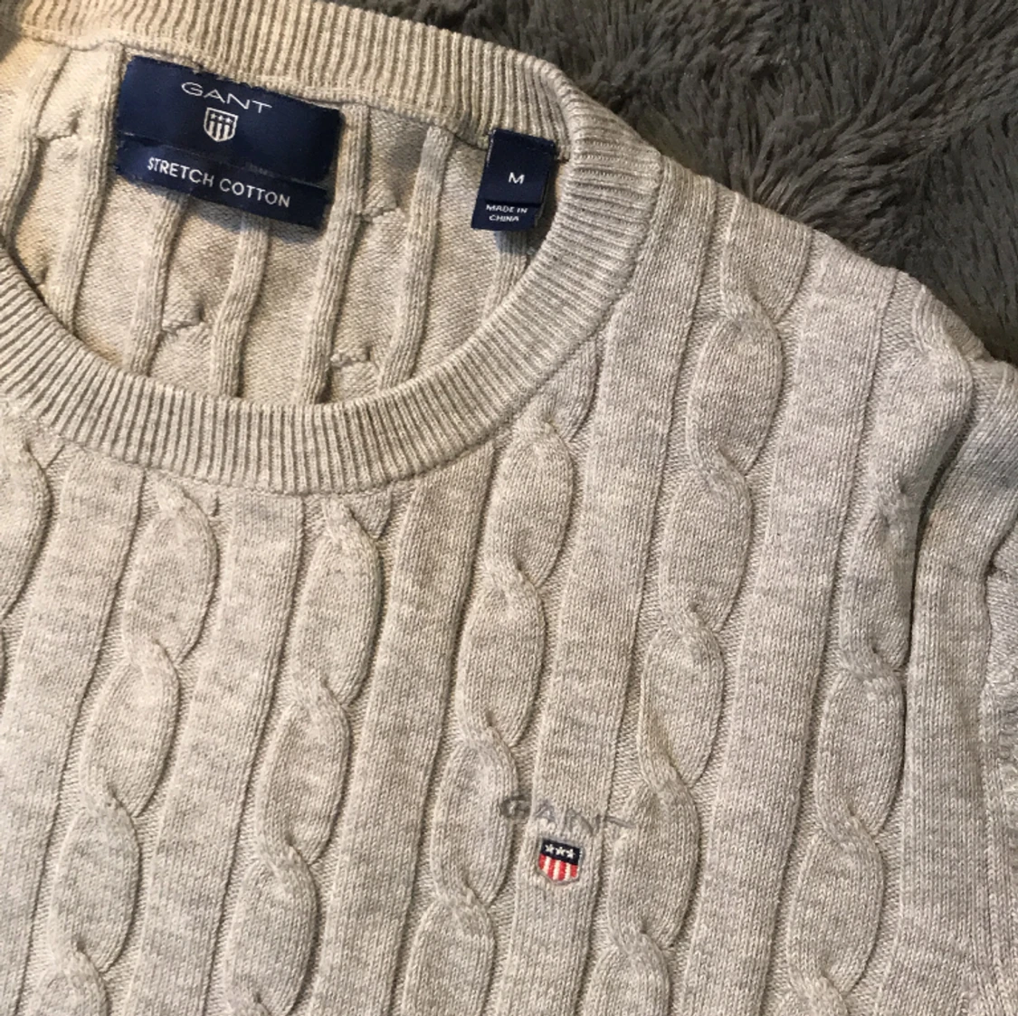 GANT stretch cotton cable knit  - 90