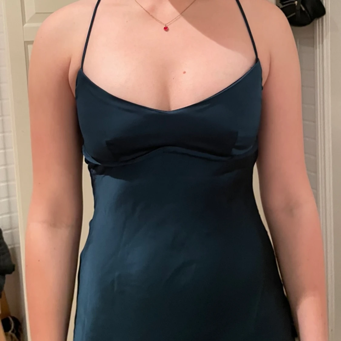 Safirgrön klänning - 90