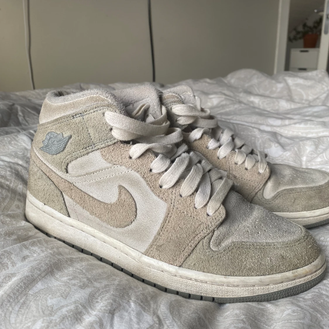 Air Jordan 1 Mid SE Grey Fleece sneakers - 91