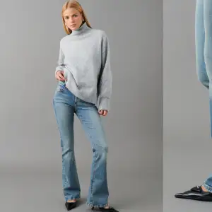 Low waist bootcut jeans från Gina tricot, som nya