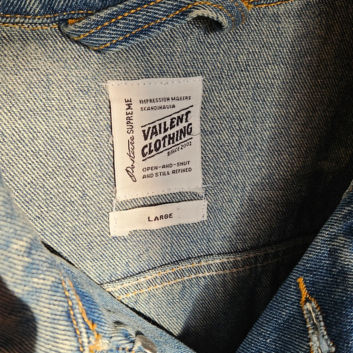 VAILENT CLOTHING - Blå Jeansjacka - 91