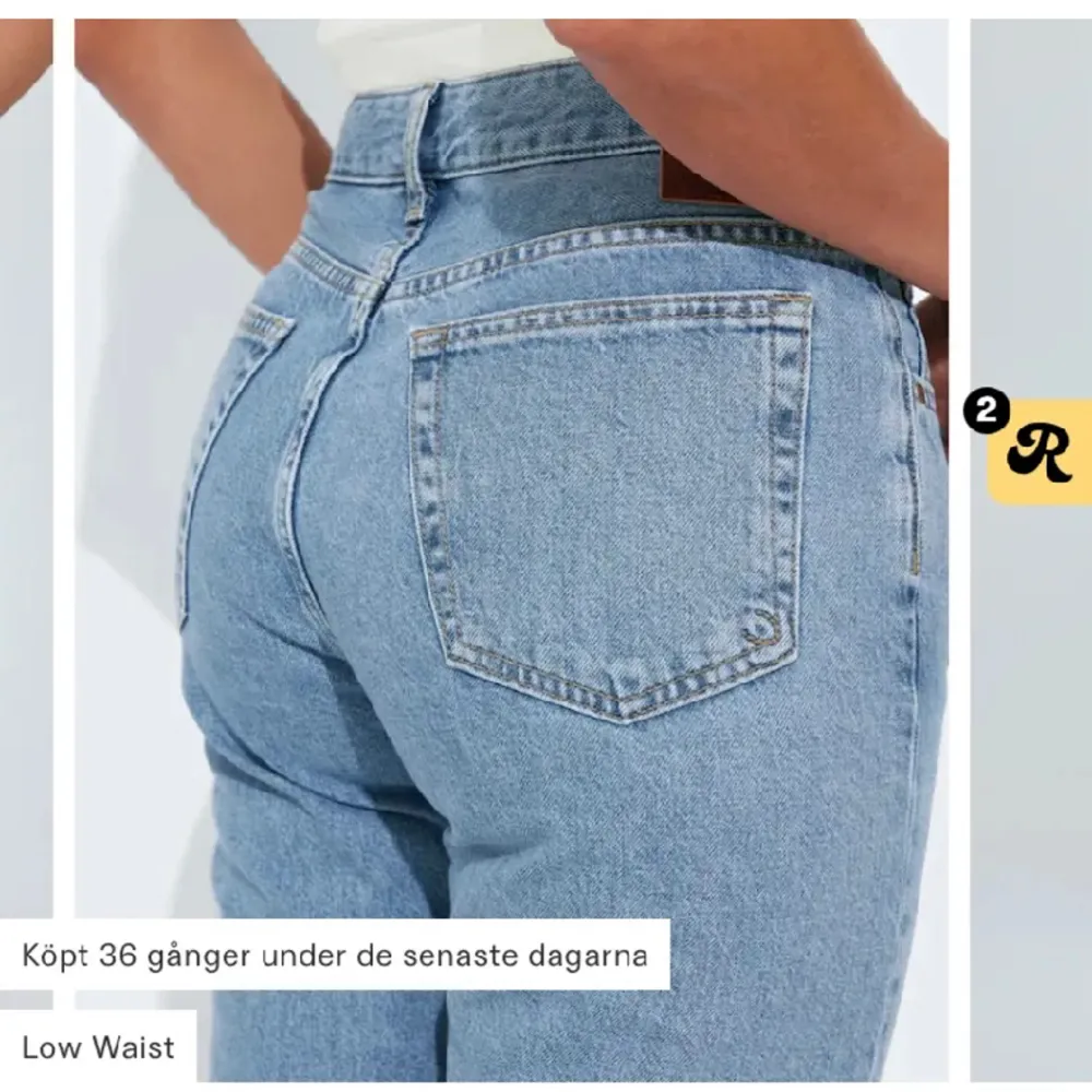 Super fina och sköna jeans ifrån Bik bok som även är lågmidjade säljer då jag gillar med bootcut än straight . Jeans & Byxor.