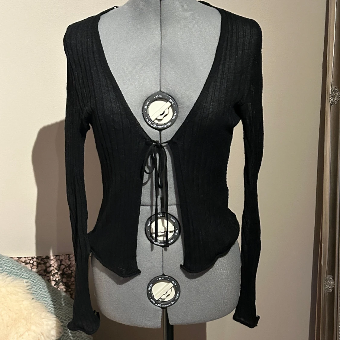 halvtransparent kofta zara - 90