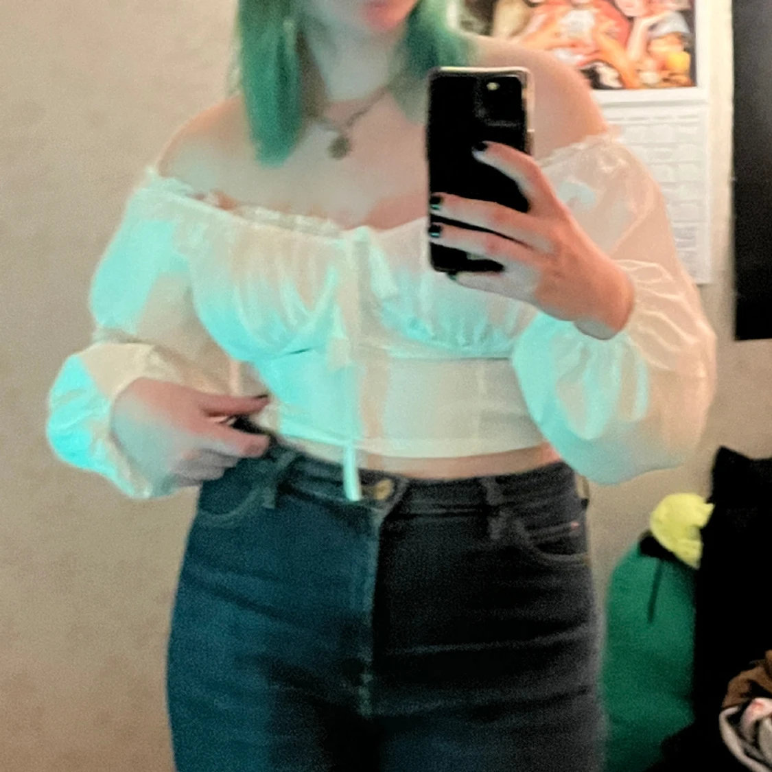 Helt ny 🚨Off the Shlouder blus⭐️