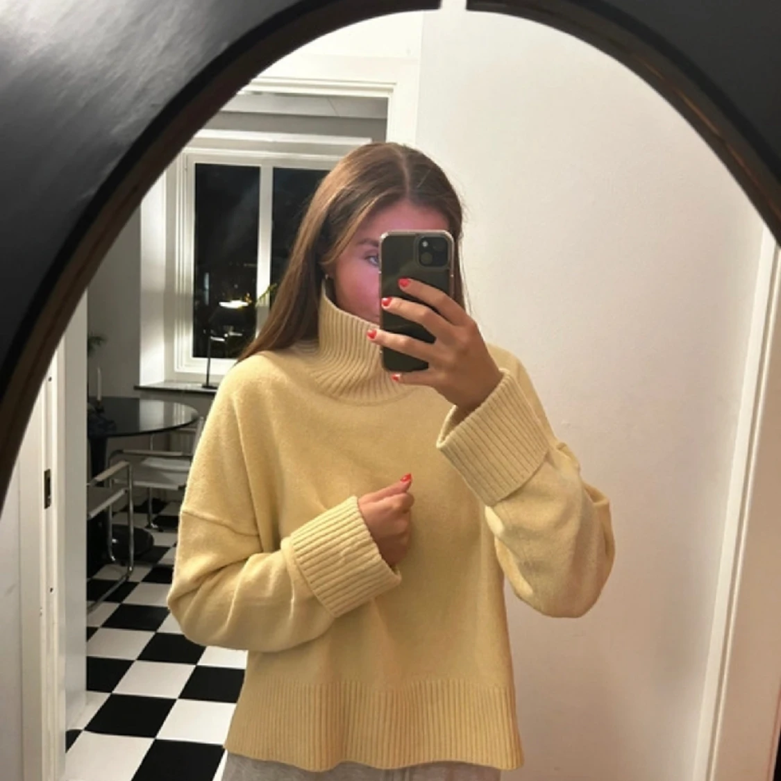 Ljus gul Ull tröja Arket - 90