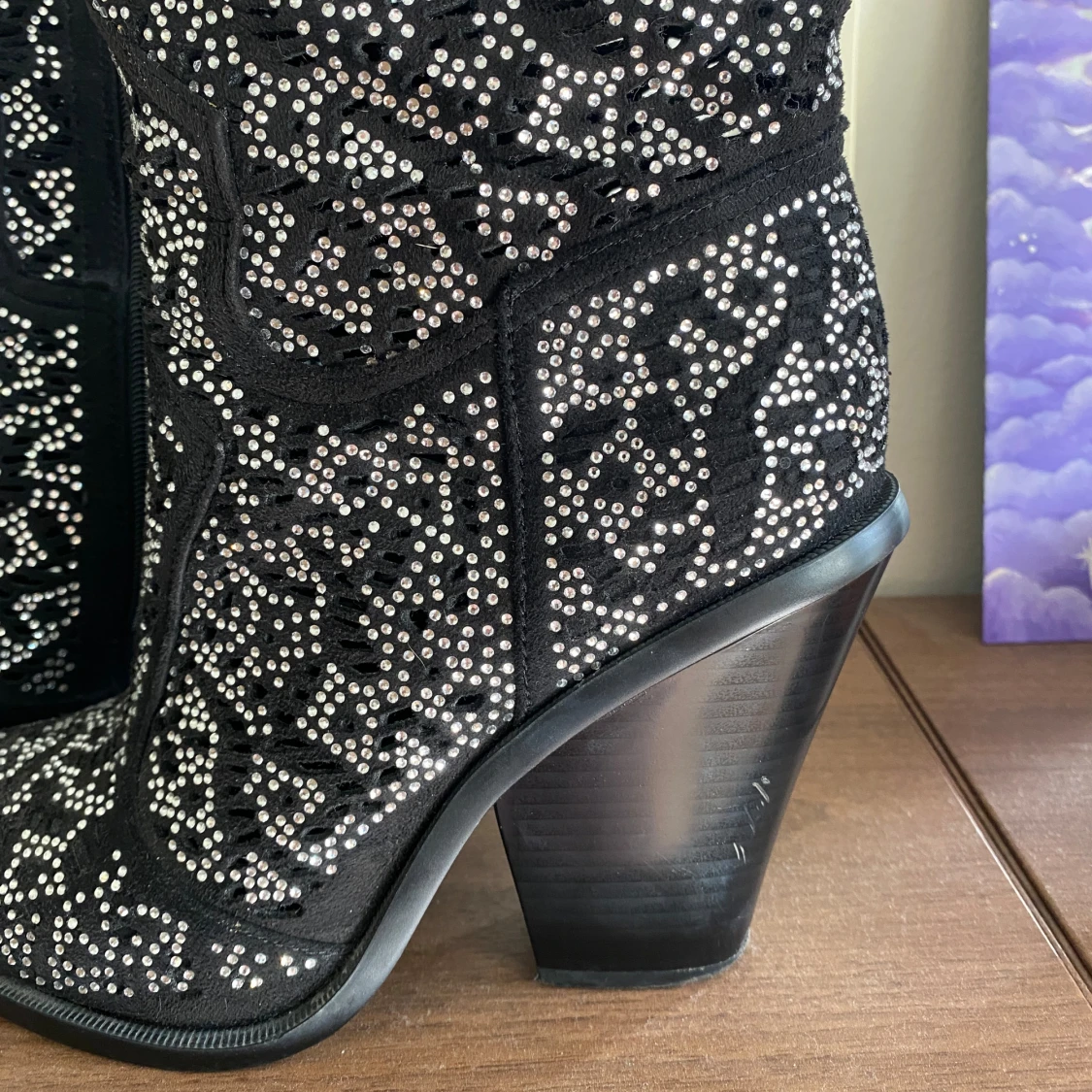 Rhinestone Boots - 92