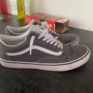 Vans skor grå  - Storlek 46 passar 45. Knappt använda köpte bara för att jag inte hade några skor