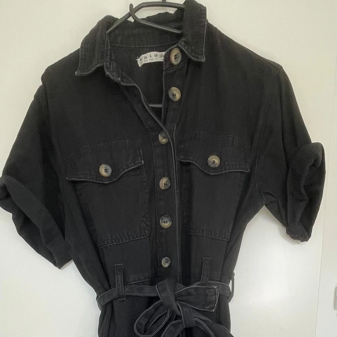 Svart jeansklänning från Denim & Co - 92