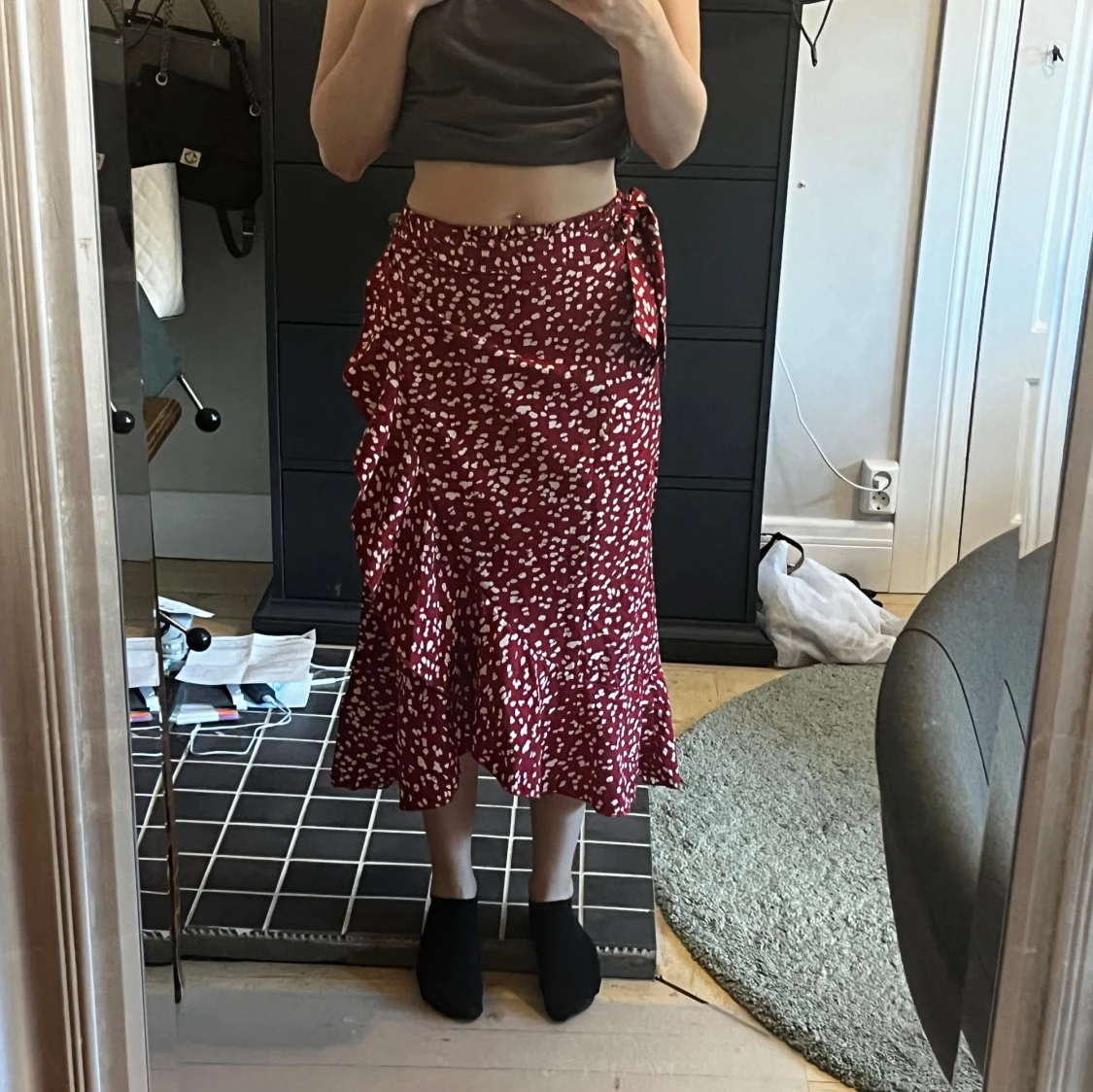 Röd sommarkjol  - 91