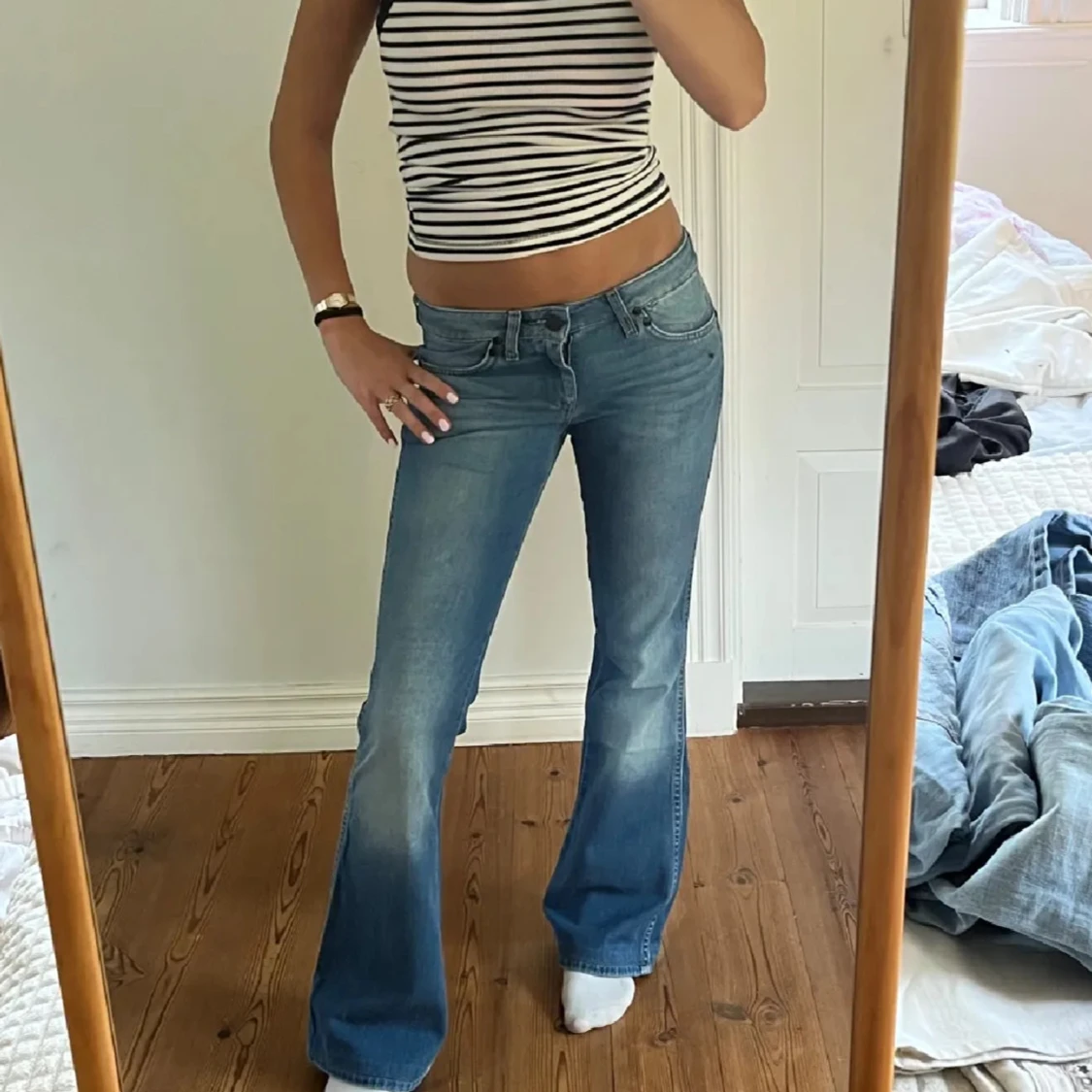 Low Waist bootcut jeans  - 90