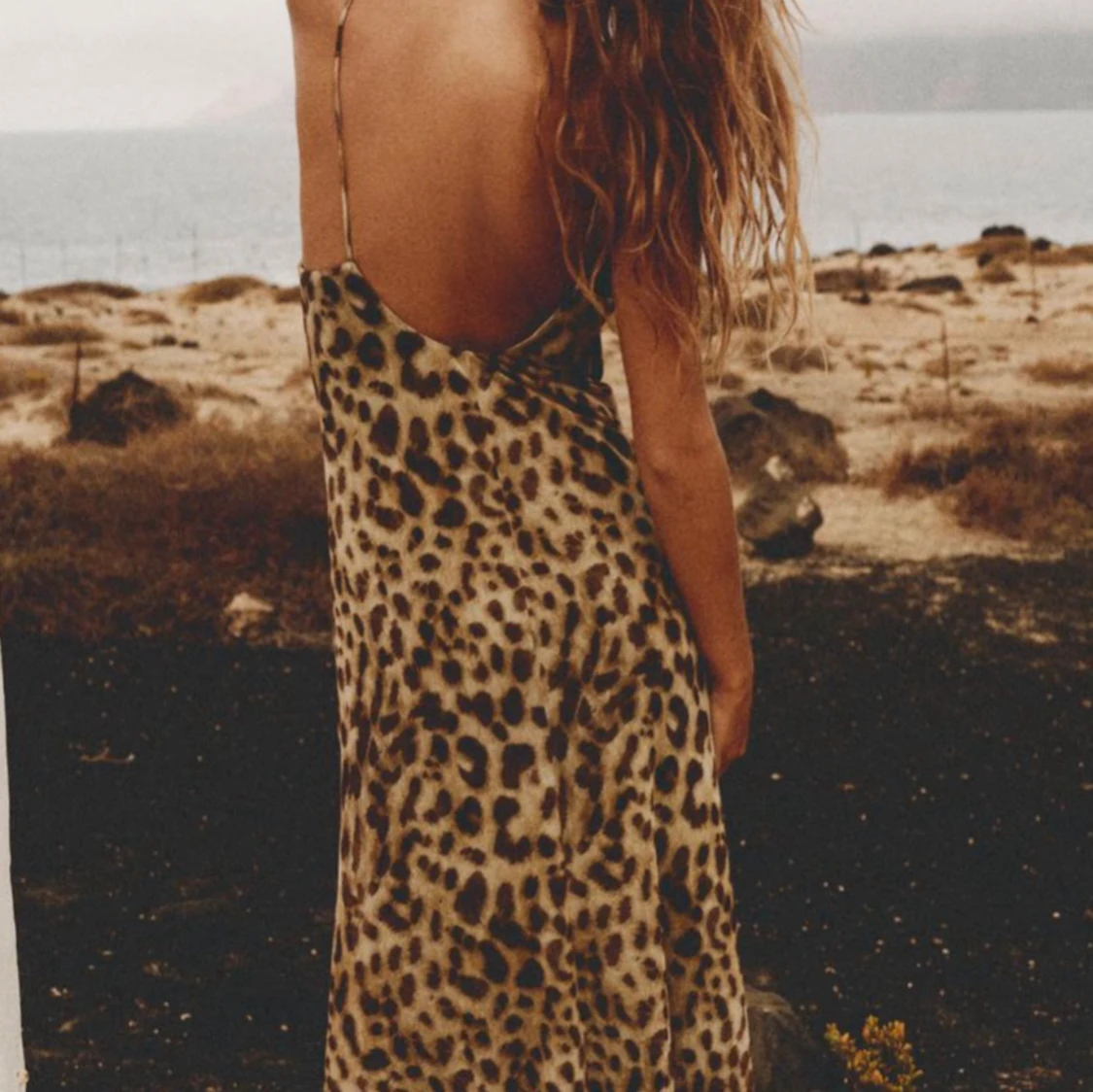 Leopard klänning  - 90