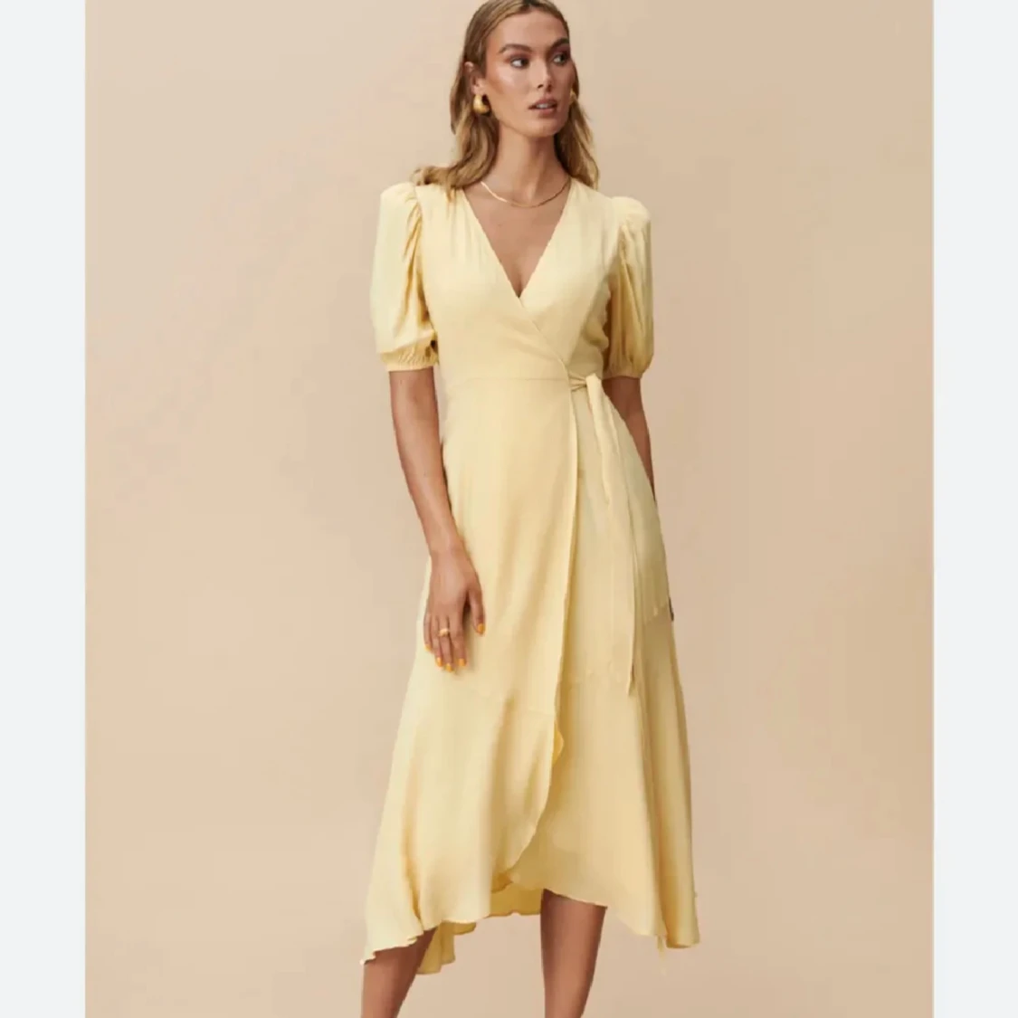 Adoore bordeaux wrap klänning